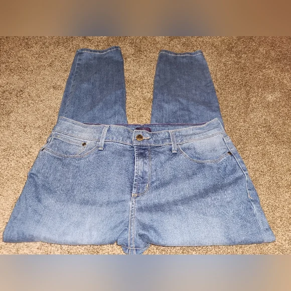 NYDJ Nichelle Ankle Blue Jeans Size 12 Petite - Picture 10 of 12